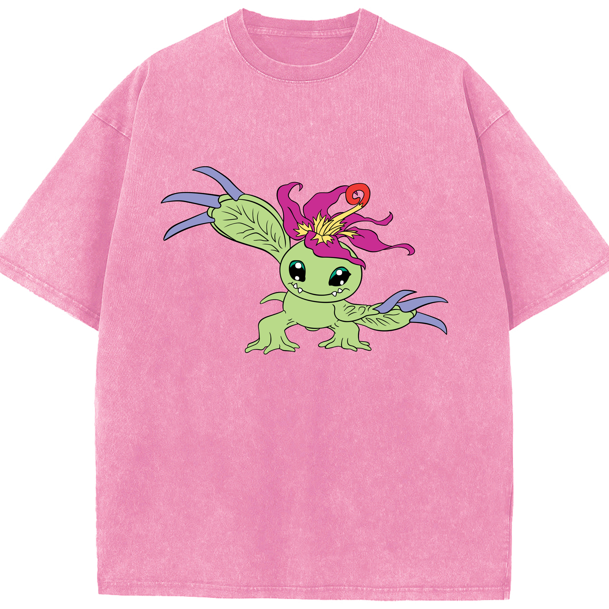 （画像用） Digimon デジタルモンスター/デジモン 綿100% ヴィンテージ風 半袖Tシャツ（フロントプリント）